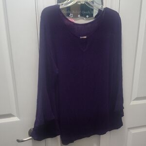 Elegant Purple Women's Top